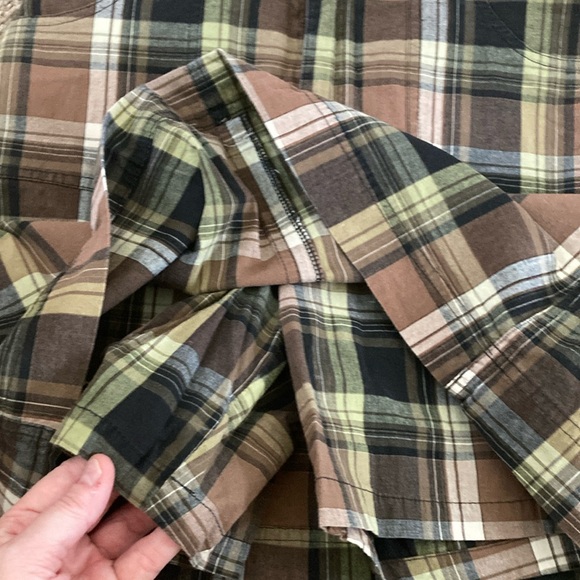 White Stag Black and Brown Mini Skirt with built in shorts - Picture 2 of 5